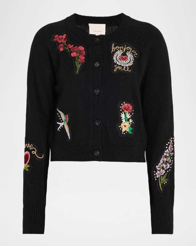 Millie Embroidered Western Amour Cardigan